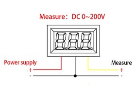 Voltmeter trojvodičový 0-200V - 6