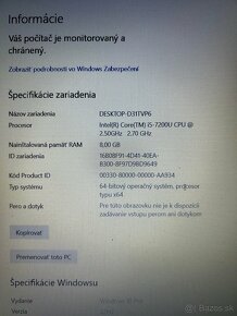 Notebook DELL Vostro 15 5568 - výborný stav - 6