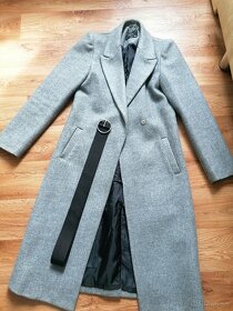 Kvalitný dlhý dámsky kabát - 6