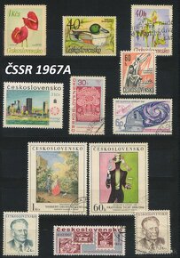 Poštové známky, filatelia: ČSSR 1963-1973 - 6