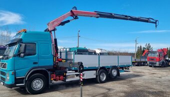 9022 Volvo FM380 - 6x2 – Valník + HR-FASSI 235 XP – EURO 5  - 6