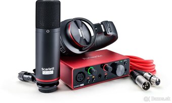 Zvuková karta Focusrite Scarlet Solo + mikrofón + slúchadlá - 6