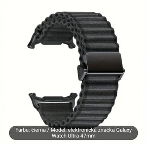 Samsung Galacy Watch Ultra titanium gray - Original  NOVÉ - 6