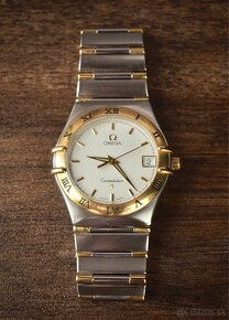 Omega Constellation zlaté/oceľové hodinky - 6