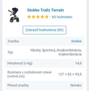 2 kombinácia kočíka Stokke Trailz - 6