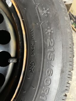 215/60 r16 —zima—60€ KOMPLET—— - 6