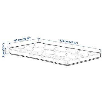 Predám detskú postieľku Ikea SUNDVIK s matracom - 6