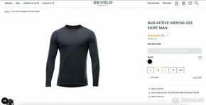 Nové merino tricko Devold Duo Active Merino 205 Shirt Man - 6