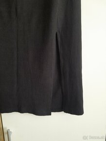Čierna midi sukňa veľkosť XL - 6