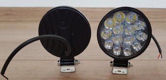 LED SVETLA OKRUHLE - 2ks - 42W + kabeláž - 6