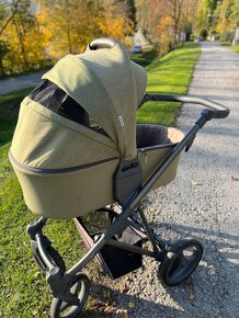 Zelený kočík Bebetto+ Cybex Aton 5 + isofix - 6