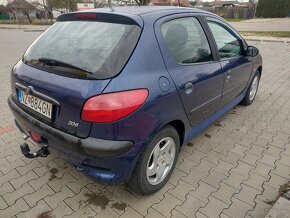 Peugeot 206 motor 1.4 benzín rok 2004 s ťažným - 6