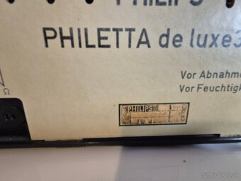 Rádio Philips Philetta De Luxe 380 - 6