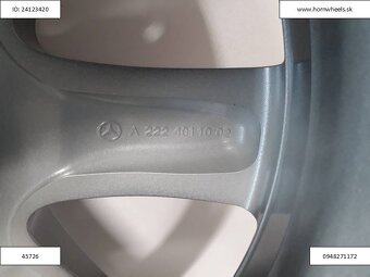 Mercedes C, E, S alu disky 5x112 R18 dvojrozmer 1220 - 6