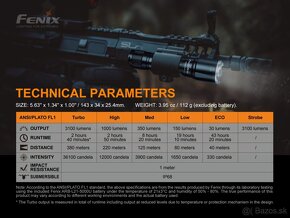 [PREDANÉ] Fenix TK16 V2.0 - 3100 lumenov - 6