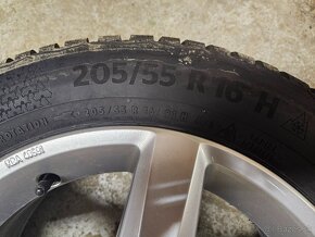 5x112 originál vw elektróny a zimné pneu 205/55 R16 H - 6