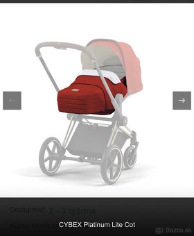 Cybex lahka prenosna vanička -lite cot - 6