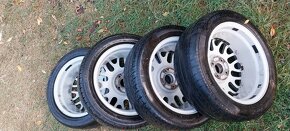 Predám letné kolesa 195/59r15 na BBS 4x100r15 - 6