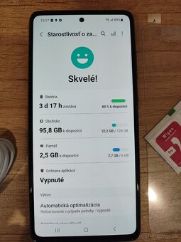 Samsung Galaxy A52 5G čierný - super stav + záruka - 6