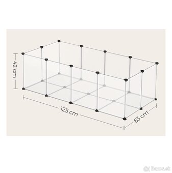 Výbeh/Volier pre malé zvieratá škrečky králiky šteniatka - 6