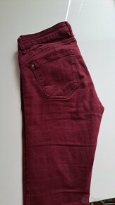 Dámske dlhé bordové nohavice - 6