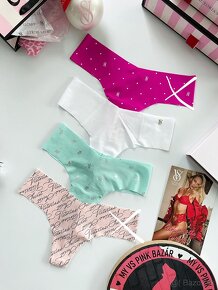 Victoria’s Secret PINK tanga nohavičky XS - 6