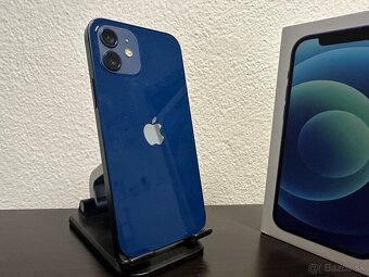 iPhone 12 Modrý 100% Zdravie Batérie TOP STAV - 6