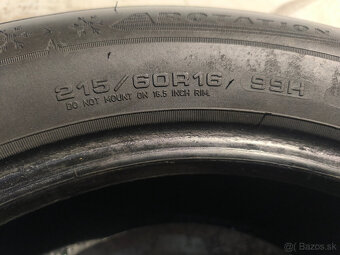 215/60 R16 Zimné pneumatiky Dunlop Wintersport 2 kusy - 6