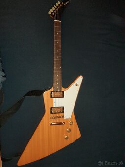 Epiphone 1958 Korina Explorer Aged Natural - 6