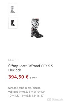 Čižmy Leatt Offroad GPX 5.5 Flexlock - 6