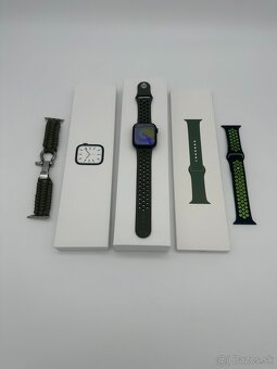 Apple Watch Series 7 45mm Green KOMPLET + DARČEK - 6