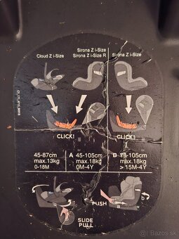 Cybex zakladna Base Z + autosedacka Cybex Sirona Z - 6