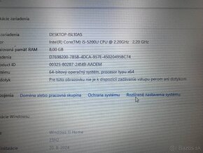 Notebook 15,6" TOSHIBA.Intel i5-5200U 2x2,20GHz.256gb SSD. - 6