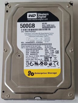 ✔️Hardisky 500GB 3.5" 2.5" SATA aj IDE - 6