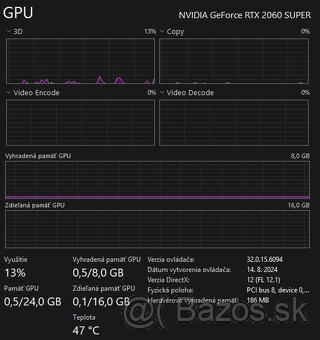 Herný PC Ryzen 5 5600X, 32GB DDR4, RTX 2060 Super 8GB - 6