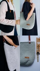 Pletené kabelky handmade - 6