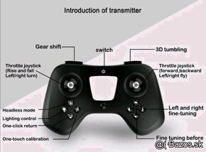 Dron s kamerou - FPV okuliare a ovládačom- novy a zabaleny - 6