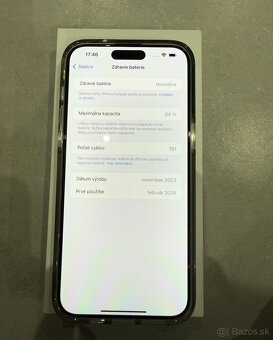 Apple iPhone 15 Pro Max 256gb Black (čierna) - 6