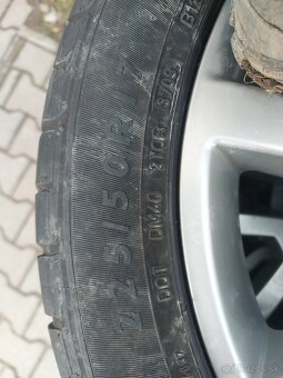 4ks 225/50 R17 DUNLOP, celá sada 4ks za 30e - 6