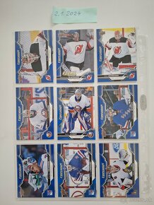 Hokejové karty - brankári COMPENDIUM BLUE - 6
