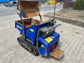 Samonakladací sklápač minidumper Epac LD800 pásový fúrik - 6