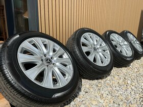 Mercedes Originál Kolesá R18 ET41 5X112 245/50 letné pneu - 6