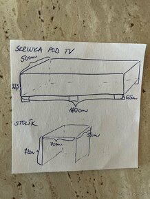 Obývacia stena + skrinka a pracovný stolík - 6