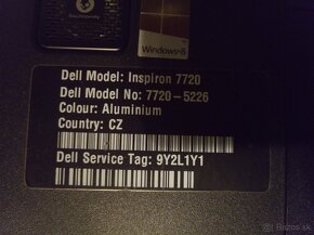 Dell inspiron 7720 - 6