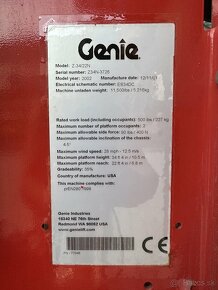 Vysokozdnižná elektrická plošina GENIE Z34/2 - 6