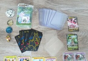 Balíček Pokémon kartičky, mince, odznaky - 6