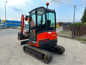 Minibager minirypadlo KUBOTA U27-4, JCB Yanmar Takeuchi - 6