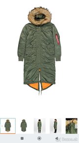 ALPHA INDUSTRIES Zimná bunda vo farbe Kaki - 6