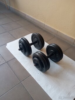 Liatinové nakladacie jednorúčky  LAUBR-SPORT       2 x 24 kg - 6