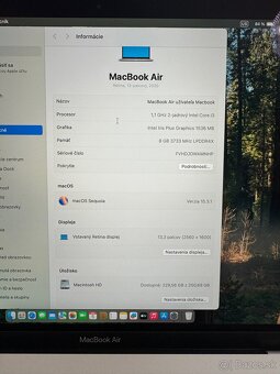 Apple Macbook Air 13" (2020) Intel i3, 8gb, 256gb - 6